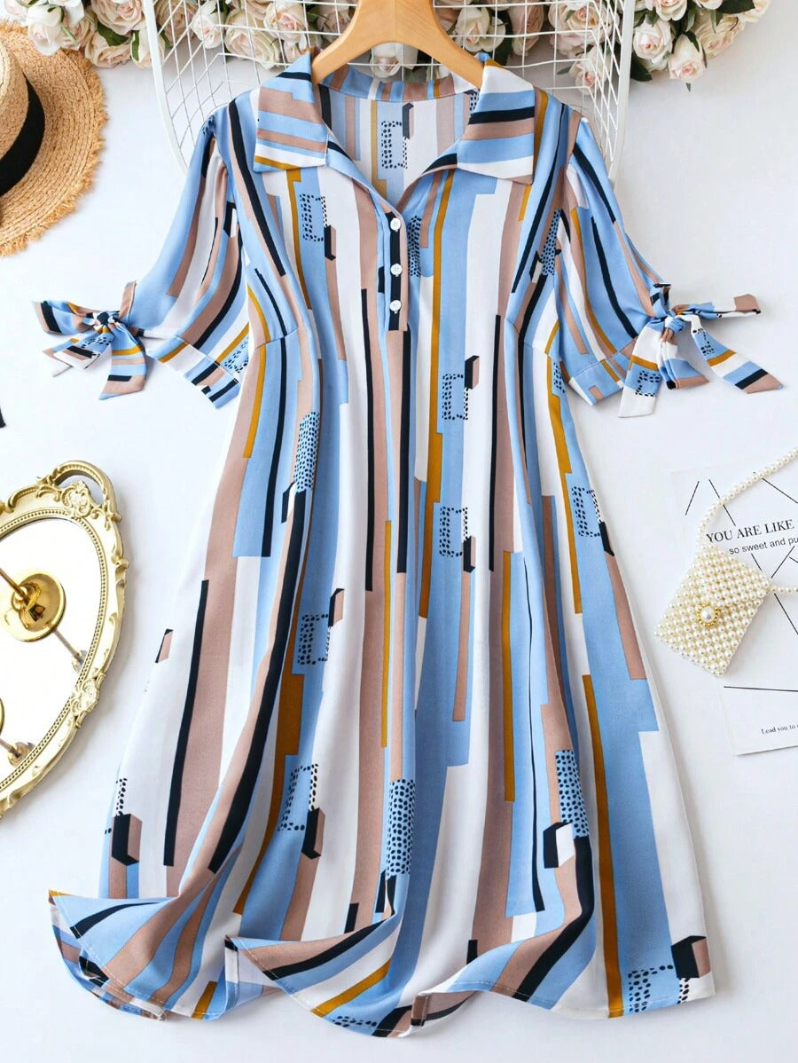 My Western GEO PRINTED TANK MIDI DRESS