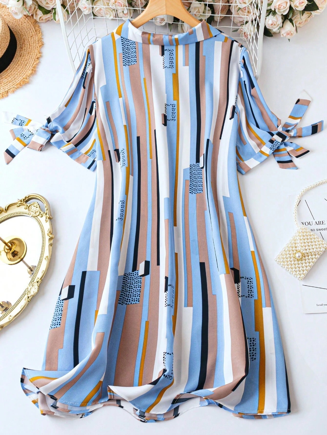 My Western GEO PRINTED TANK MIDI DRESS
