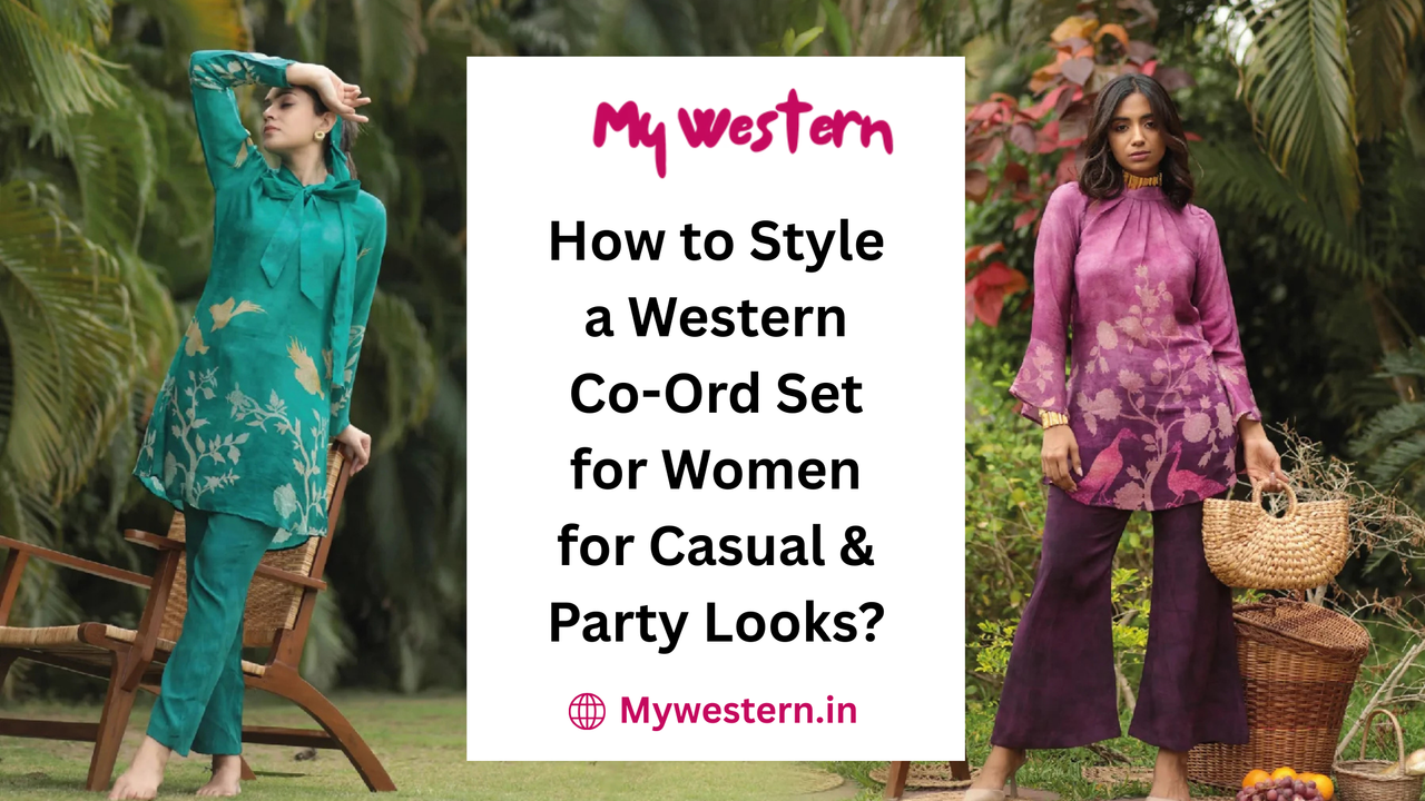 How to Style a Western Co-Ord Set for Women | Casual & Party Looks ...
