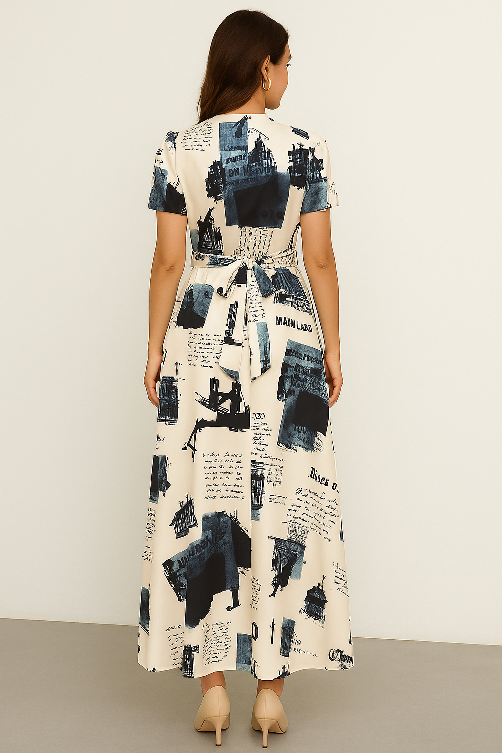 MyWestern Urban Ink Maxi Dress