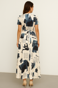 MyWestern Urban Ink Maxi Dress