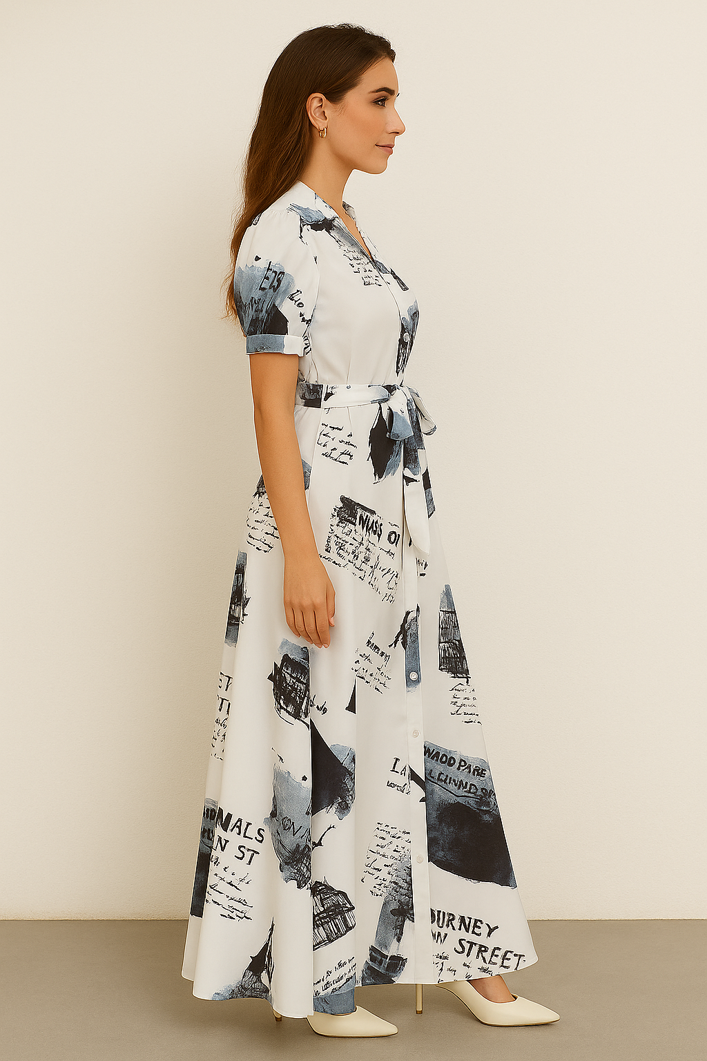 MyWestern Urban Ink Maxi Dress