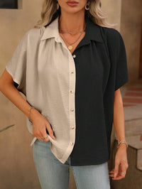My Western 2 Ton Cap Sleeve Western Top Shirt My Western