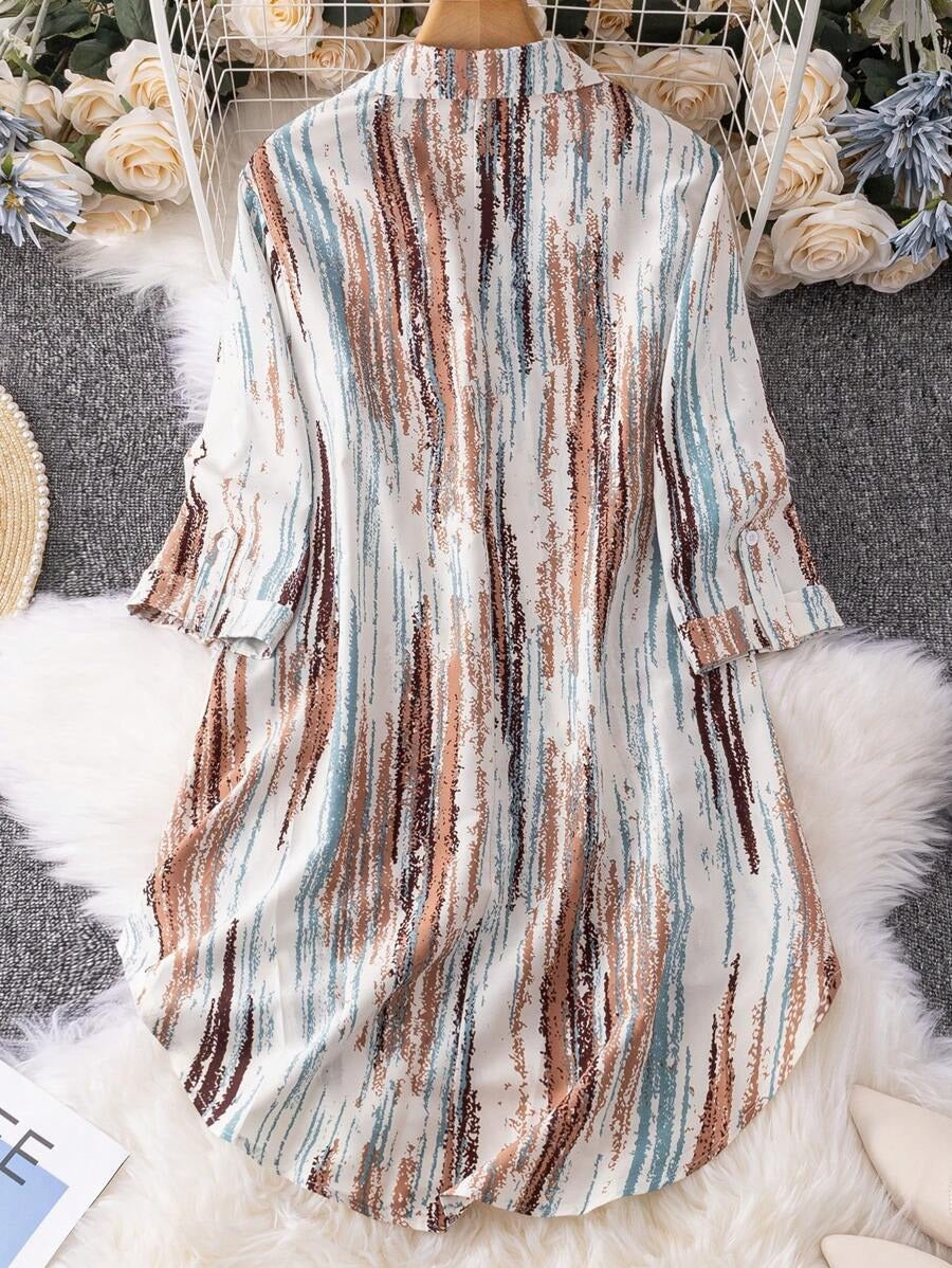 My Western GEO PRINTED TANK MIDI DRESS