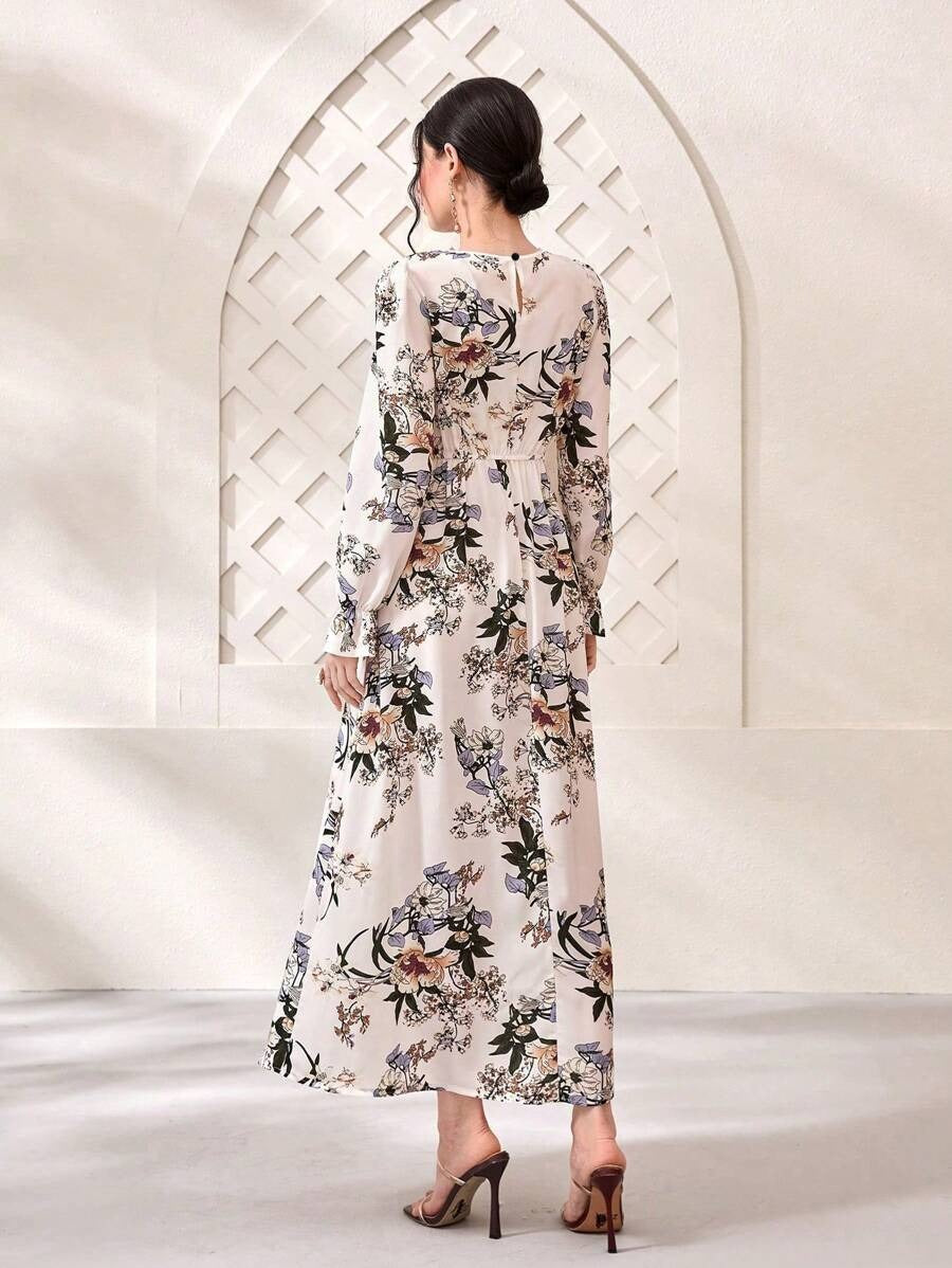 My Western  white printed maxi dress My Western