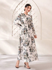 My Western  white printed maxi dress My Western