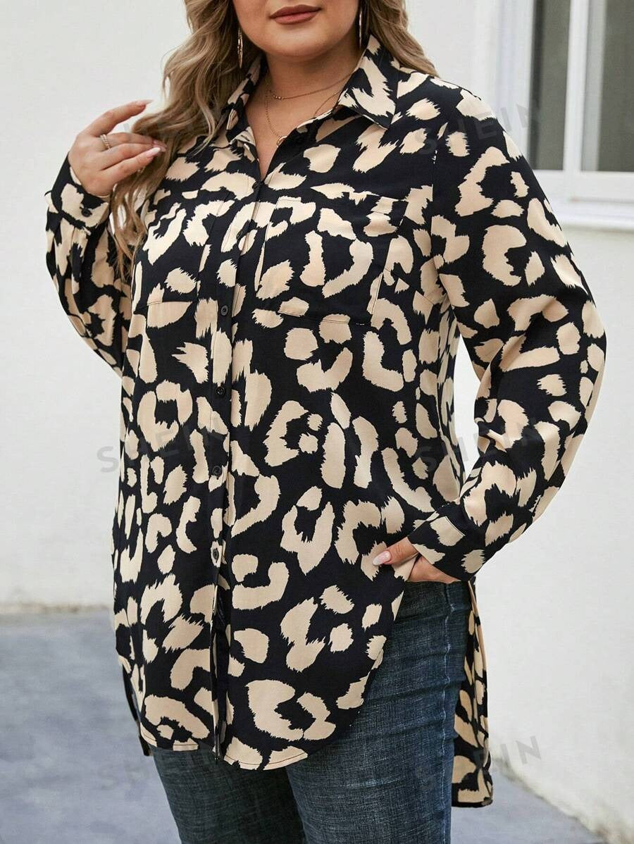 My Western Animal Prinrted Rayon Top