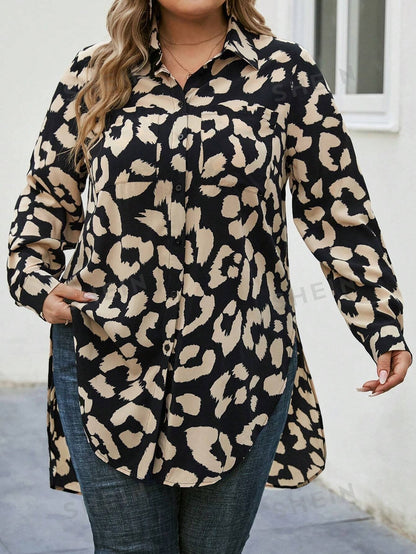 My Western Animal Prinrted Rayon Top