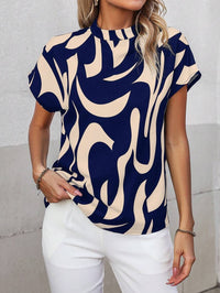 My Western Geometric Half Sleeve Printed Top My Western