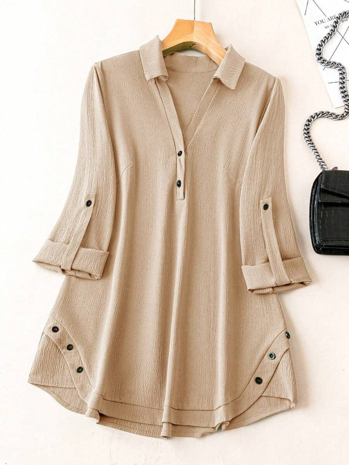 MyWestern printed full sleeve western top for women - front view