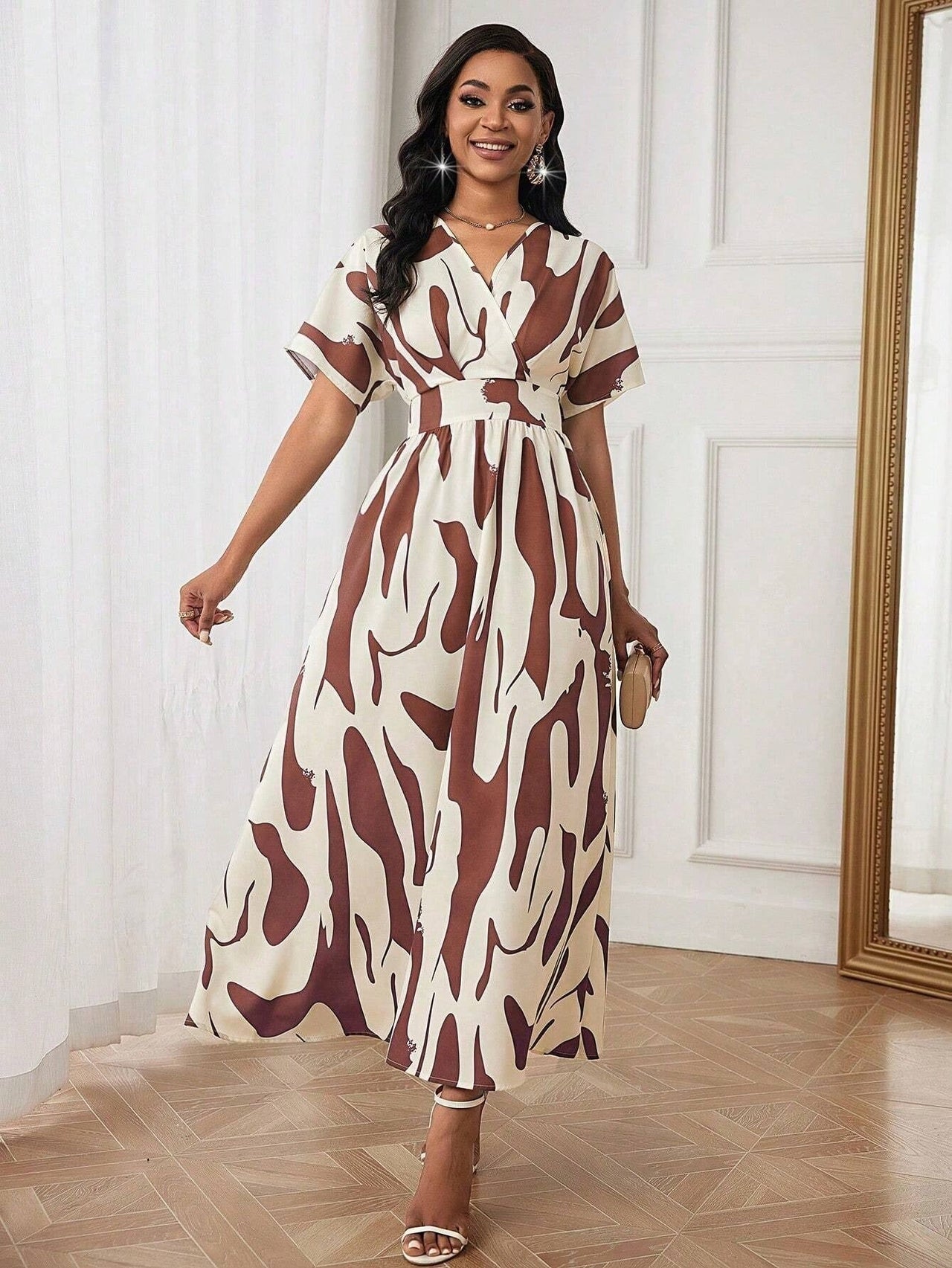 My Western  GEO PRINTED MAXI DRESS My Western