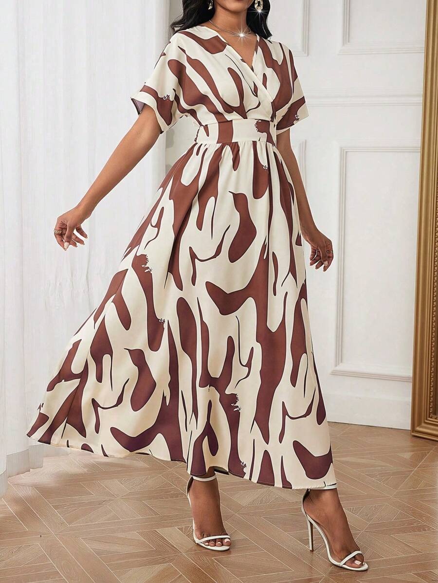My Western  GEO PRINTED MAXI DRESS My Western