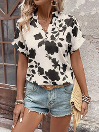 My Western Half Sleeve Floral Print Top My Western