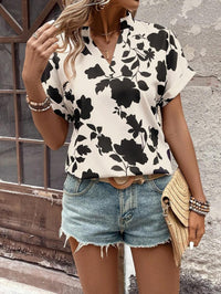 My Western Half Sleeve Floral Print Top My Western