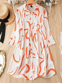 My Western Allover Print Shirt Dress My Western