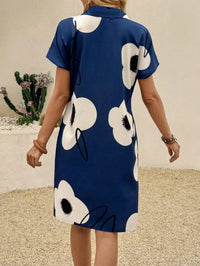 MyWestern Whimsical Blooms: Knee - Length Floral Dress - MyWestern