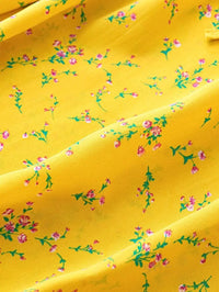 Women yellow printed top My Western