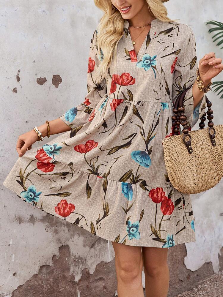 MyWestern Breezy Bloom Tiered Dress MyWestern