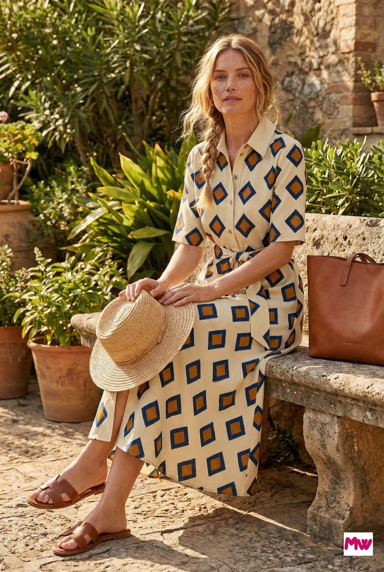 Mywestern Retro Rhythm Shirt Dress – Bold Prints, Everyday Polish