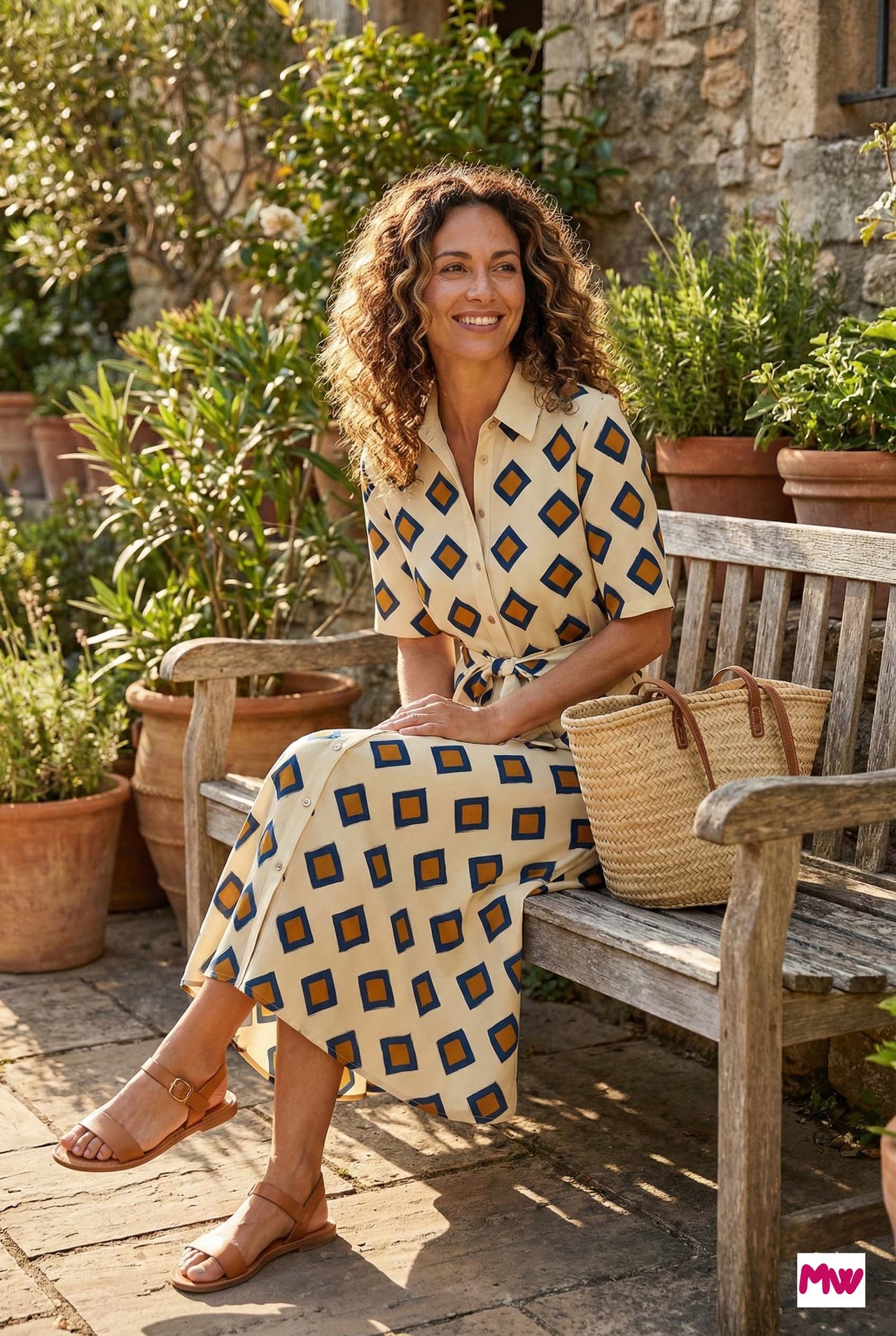 Mywestern Retro Rhythm Shirt Dress – Bold Prints, Everyday Polish