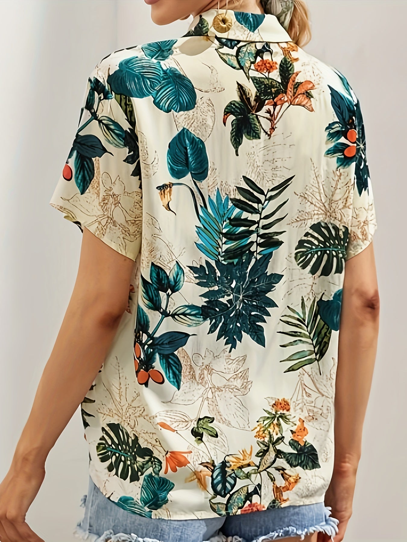 MyWestern Tropical Print Shirt