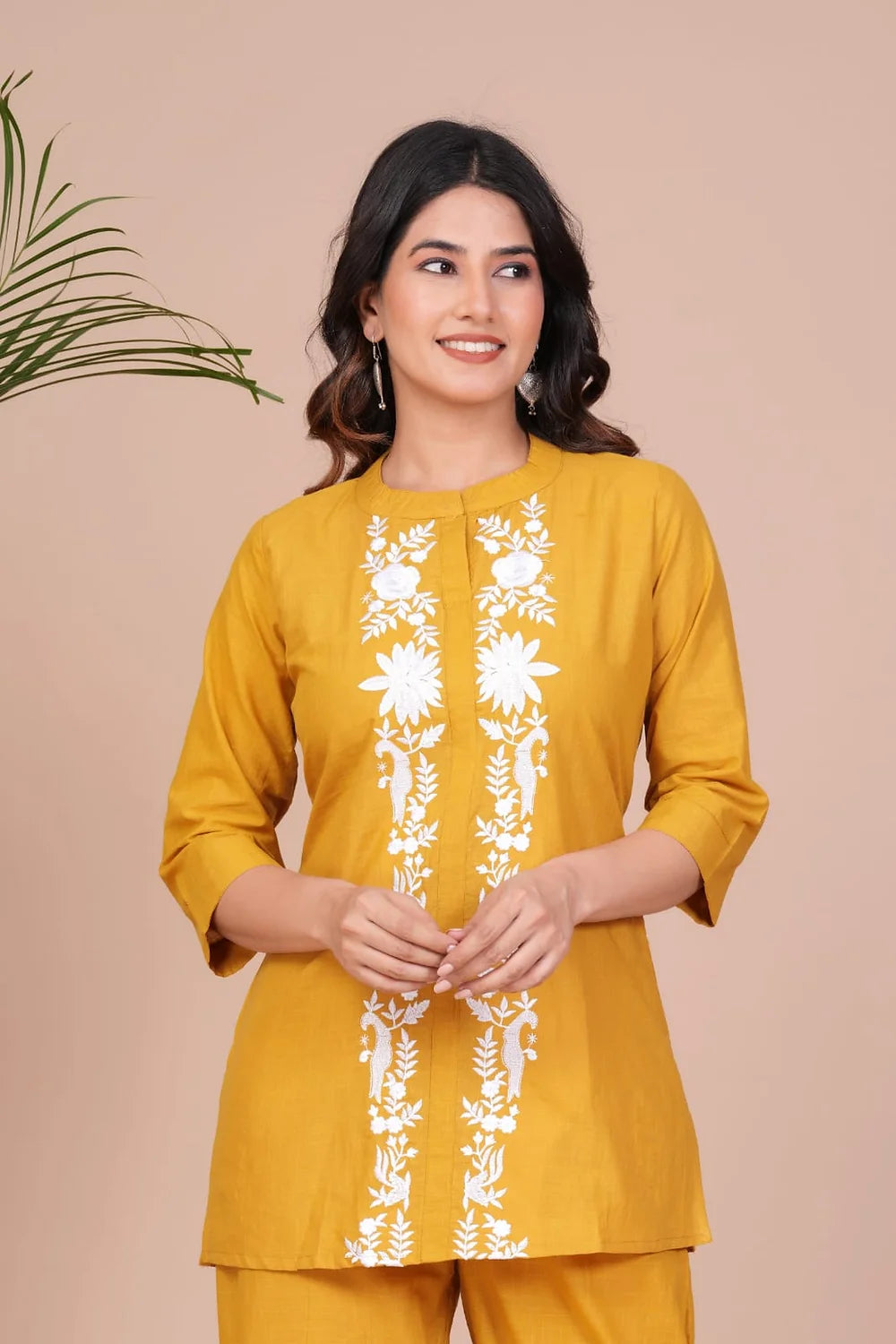 My Western Designer Yellow Co-Ord Set