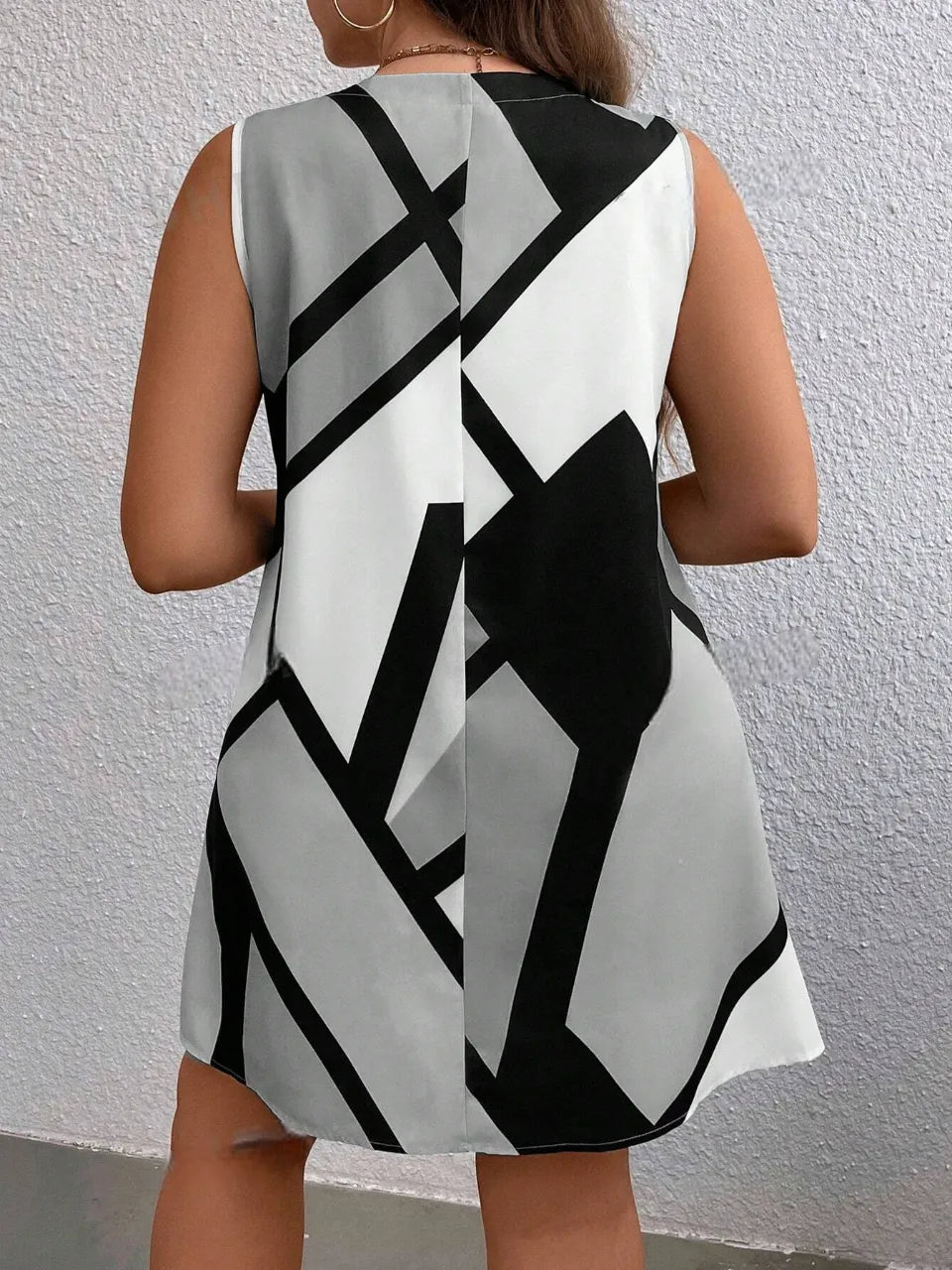 My Western Plus Geo Print Tank Dress My Western