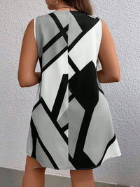 My Western Plus Geo Print Tank Dress My Western