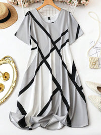 My Western Plus Geo Print Tank Dress My Western