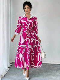 MyWestern Pink Pop Art Shirt Dress My Western
