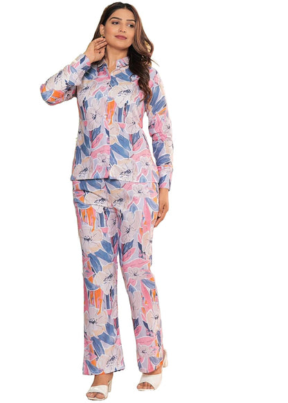 Women's Rayon Kurta Set for Women|Co-Ords Set|Shirt Pant Set|Coordinate Set|Summer Suit|Printed Shirt with Pant Set