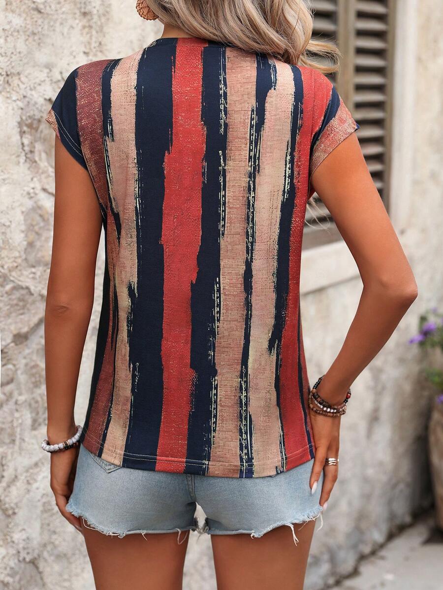 MyWesternSleeves Round Neckline Relaxed Fit Top For Women & Girls WesternLove