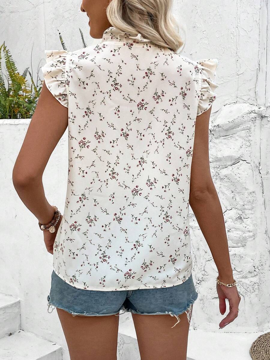 Westen Love Rolled-Up Short Sleeves Round Neckline Relaxed Fit Top For Women & Girls WesternLove