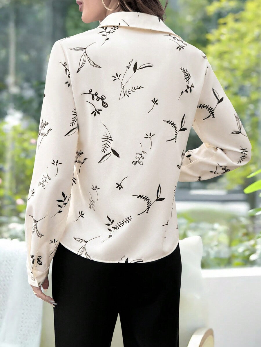 MyWestern Chic Minimalist Printed Shirt