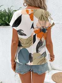 🌸 Vibrant Floral Printed Casual Top 🌼 MyWestern