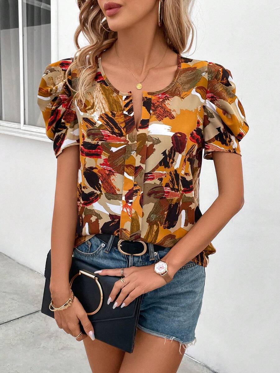 MyWesternTrendy Women's Western Top with Artistic Vibes WesternLove