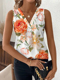 MyWestern Abstract Stripe Print Rolled-Up Short Sleeves Round Neckline Relaxed Fit Top For Women & Girls WesternLove