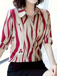 Designer Women's Printed Rayon Shirt Top My Western