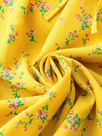 Women yellow printed top My Western