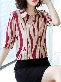 Designer Women's Printed Rayon Shirt Top My Western