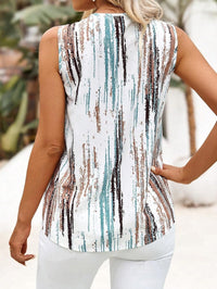 Women's Printed Rayon Sleeveless Top My Western