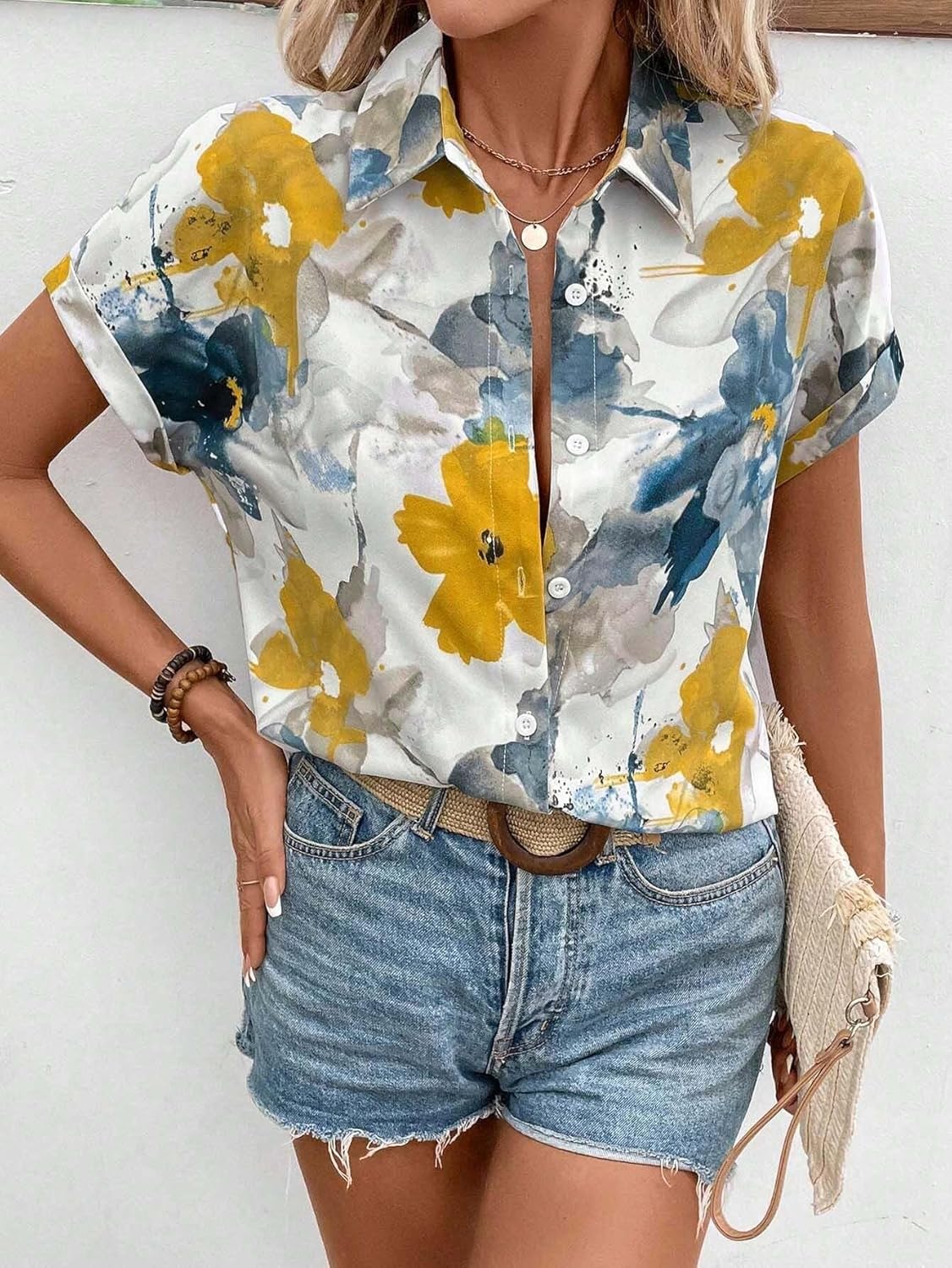 My Western Shirt for Women Stylish Western Korean Design Short Sleeves