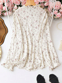 Cream printed designer top My Western