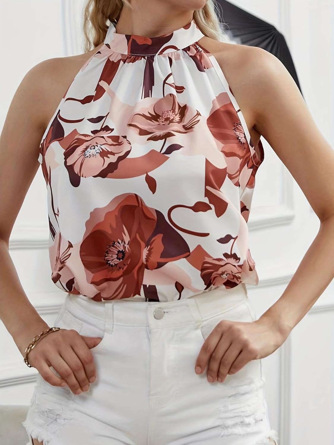 Women's Printed Rayon Shirt Top My Western