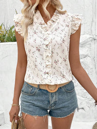 Westen Love Rolled-Up Short Sleeves Round Neckline Relaxed Fit Top For Women & Girls WesternLove