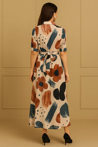 MyWestern MyWestern Abstract Bloom Dress