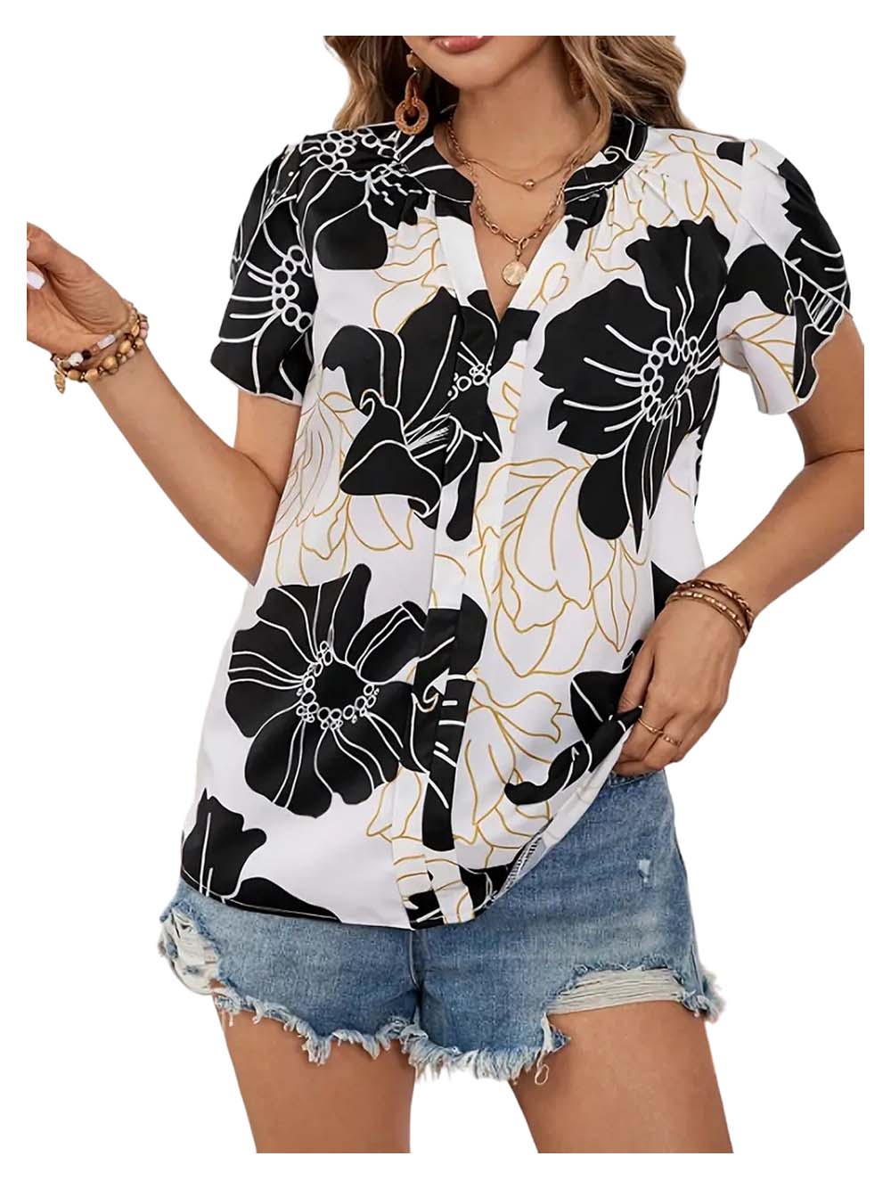 Women's Floral Regular Fit Top