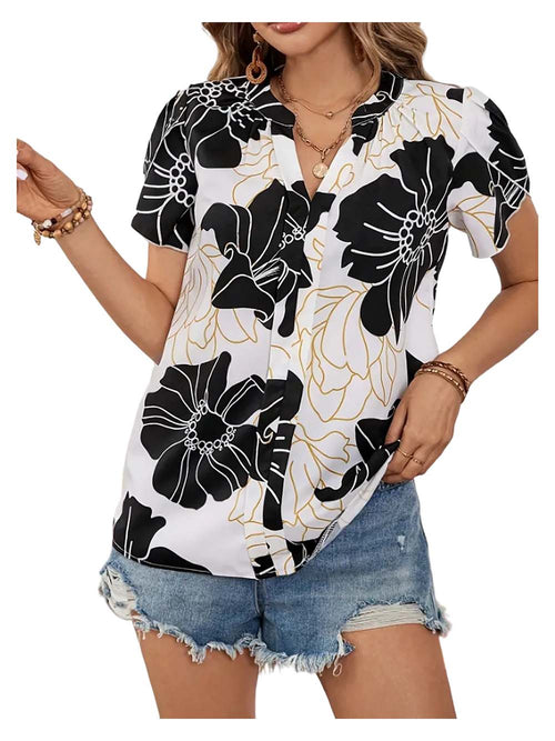 Women's Floral Regular Fit Top